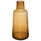 Vase épaule en verre H40cm - Ambre