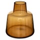 Vase épaule en verre H23cm - Ambre