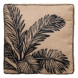 Coussin de sol en jute 40X40cm THE CUBA FACTORY - Beige