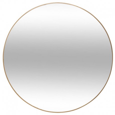 Miroir contour fin D76cm ALICE - Doré