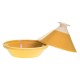 Plat tajine en faïence D27cm SOFIA - Jaune