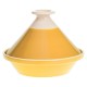 Plat tajine en faïence D27cm SOFIA - Jaune