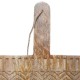 Planche de déco en manguier sculpté - Beige moyen