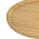 Assiette plate en bambou D19,5cm - Naturel