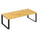 Lot de 2 étagères de rangement gigognes en bambou BLACKWOOD - Bambou