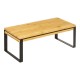 Lot de 2 étagères de rangement gigognes en bambou BLACKWOOD - Bambou