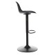 Chaise de bar ajustable H103cm AIKO - Noir