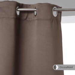 Rideau occultant 140X260cm - Taupe