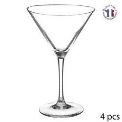Lot de 4 verres à cocktail 30cL - Transparent