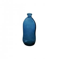 Vase bouteille en verre recyclé H35cm - Orage