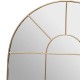 Miroir façon fenêtre en métal 54X74cm MONICA - Doré