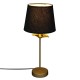 Lampe palmier en métal H45,5cm ARTIFICE - Noir et doré
