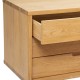 Buffet 1 portes 3 tiroirs en bois DIGHA - Naturel
