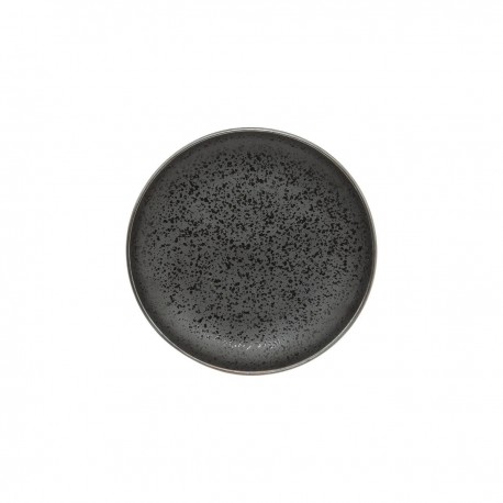 Assiette de dessert en céramique D18cm PRECIOUS LOFT - Noir