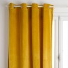 Rideau occultant en velours 140X260cm - Ocre