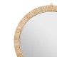 Miroir rond en rotin D60cm MELANY - Beige