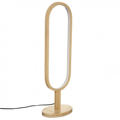 Lampe en bambou et bois H56,5cm FINN - Naturel