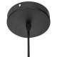 Suspension tressée en bambou D40cm LIBY - Noir