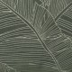 Voilage motifs feuilles 140X240cm DEVO - Vert cèdre