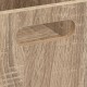 Panier de rangement carré en bois 31X15cm MIX'nMODUL - Naturel