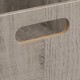 Panier de rangement carré en bois 31X15cm MIX'nMODUL - Gris