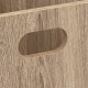 Panier de rangement rectangle en bois 15X31cm MIX'nMODUL - Naturel