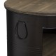 Table à café grand modèle D50cm DIEGO - Noir