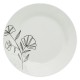 Assiette plate en porcelaine D26cm AZALEE - Blanc