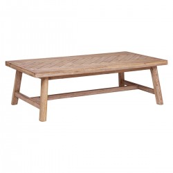 Table basse en bois d'acacia AERIS - Bois beige
