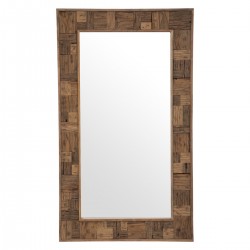 Miroir en bois d'acacia 70X115cm ORIGINES - Marron