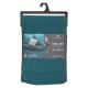 Drap plat en coton 1 personne 180X290cm - Bleu canard