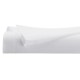 Drap plat en coton 1 personne 180X290cm - Blanc