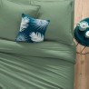 Housse de couette 1 personne 140X200cm - Vert céladon