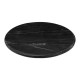 Assiette de présentation en marbre D30cm SUBLIMA - Noir