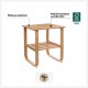 Table basse en bambou petit modèle HOCA - Naturel