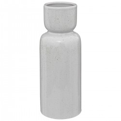 Vase en céramique H29cm RÉACTIVE - Blanc