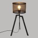 Lampe trépied en métal H56cm NOAH - Noir