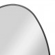 Miroir organique en métal 55X75cm ROSALIA - Noir