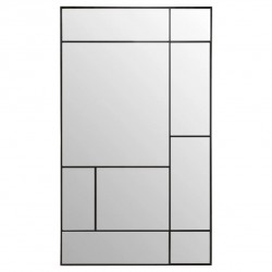 Miroir en métal 97X167cm MACHA - Noir