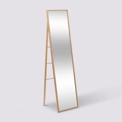 Miroir sur pied échelle en bambou H160cm - Bambou