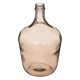 Vase en verre recyclé H30cm DAME JEANNE - Gris fumé