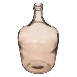 Vase en verre recyclé H30cm DAME JEANNE - Gris fumé