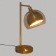 Lampe en verre et métal H48cm DOLCE RIVIERA - Doré