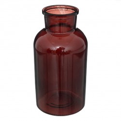 Vase en verre H20cm BOTANIC FACTORY - Marron
