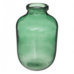 Vase en verre H28cm - Vert
