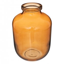 Vase en verre H23cm - Ambre