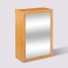 Meuble haut simple en bambou avec miroir LAB'nMODUL - Bambou