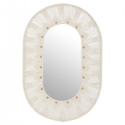 Miroir contour en coton 60X90cm ROMEO - Lin