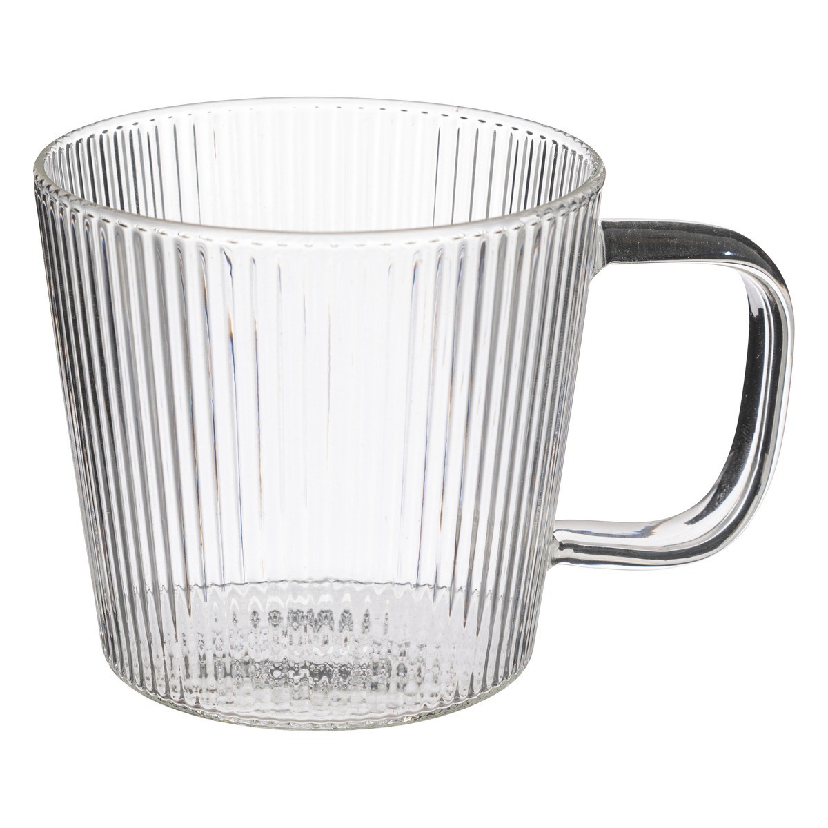 Mug en verre strié 30cL NALA - Transparent - Veo shop