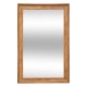 Miroir aspect bois 72X112cm MAE - Marron
